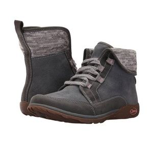Chaco Women's Barbary Castlerock Gray Ankle Boots